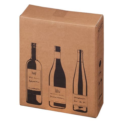 Scatola Wine Pack - 3 bottiglie - 30,5 …