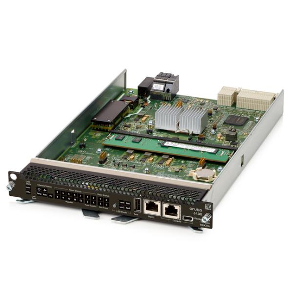 HPE Aruba 6400 Management Module - Dispositivo di gestione della rete - modulo plug-in - per P/N: R0X26A, R0X27A, R0X29A, R0X30A