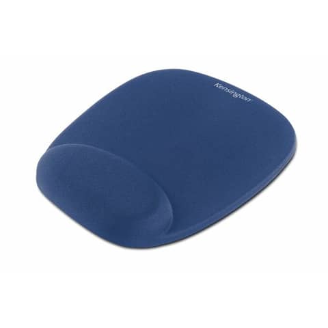 Mousepad con poggiapolsi - Memory Foam - blu …