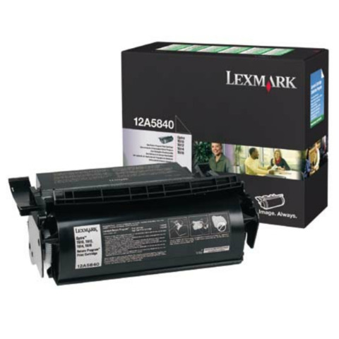 Lexmark - Toner - Nero - 12A5840 - return program - 10.000 pag