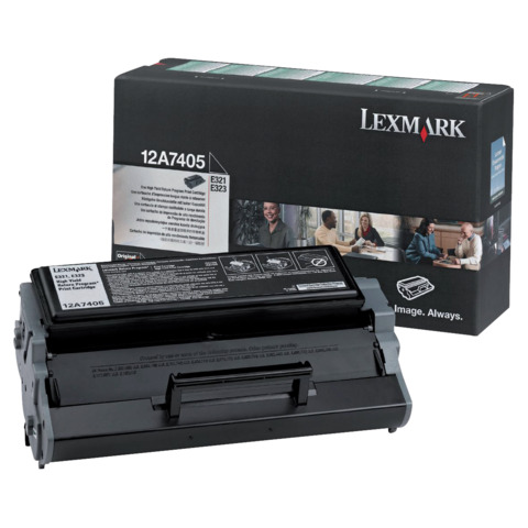 Lexmark - Toner - Nero - 12A7405 - return program - 6.000 pag