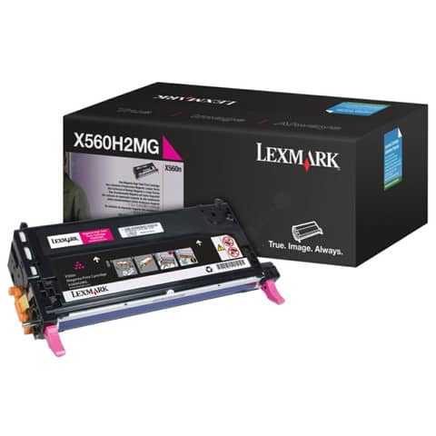Lexmark - Toner - Magenta - X560H2MG - 10.000 pag