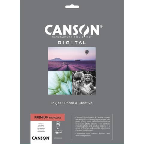 Carta Inkjet Premium - A4 - 255 gr …
