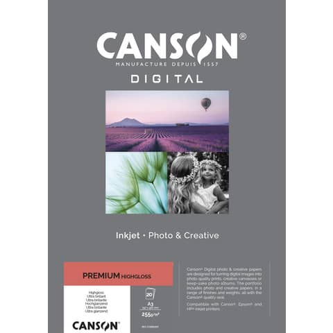 Carta Inkjet Premium - A3 - 255 gr …