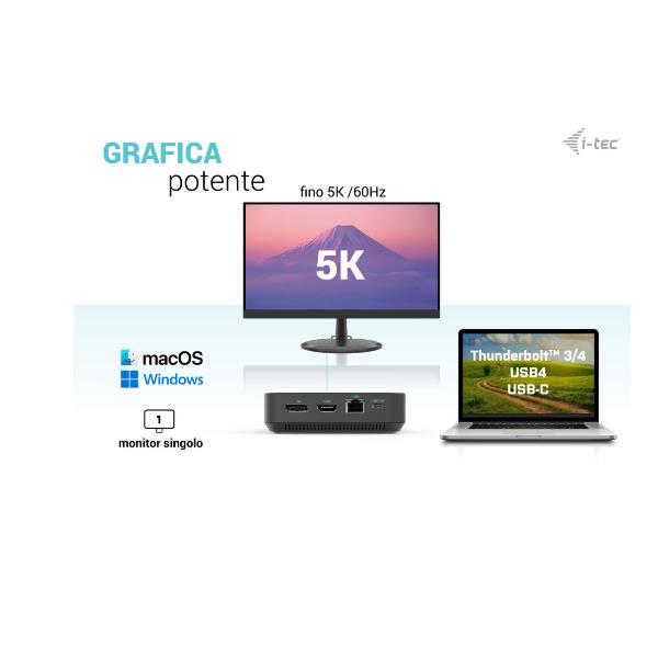 i-Tec - Docking station - USB-C / Thunderbolt …