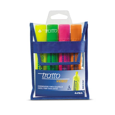 EVIDENZIATORE MULTICOLORE (4 PEZZI)