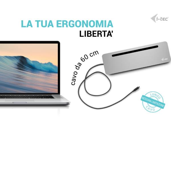 i-Tec - Docking station - per tablet, laptop …