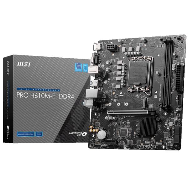 PRO H610M-E DDR4
