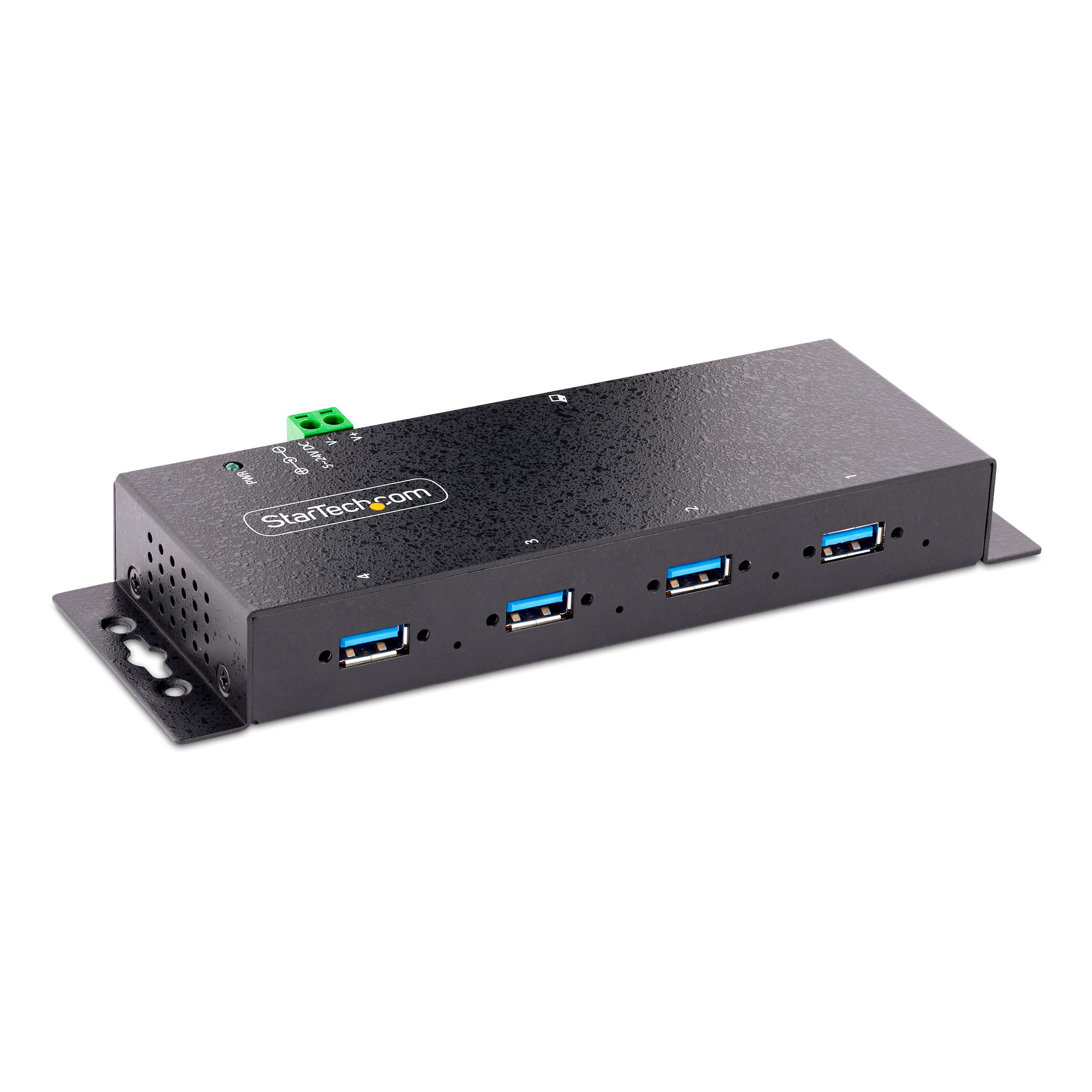 StarTech.com 4-Port Industrial USB 3.0 5Gbps Hub, Rugged …