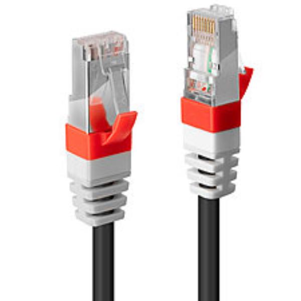 Lindy Premium - Cavo patch - RJ-45 (M) a RJ-45 (M) - 1 m - SFTP - CAT 6a - senza alogeni - nero