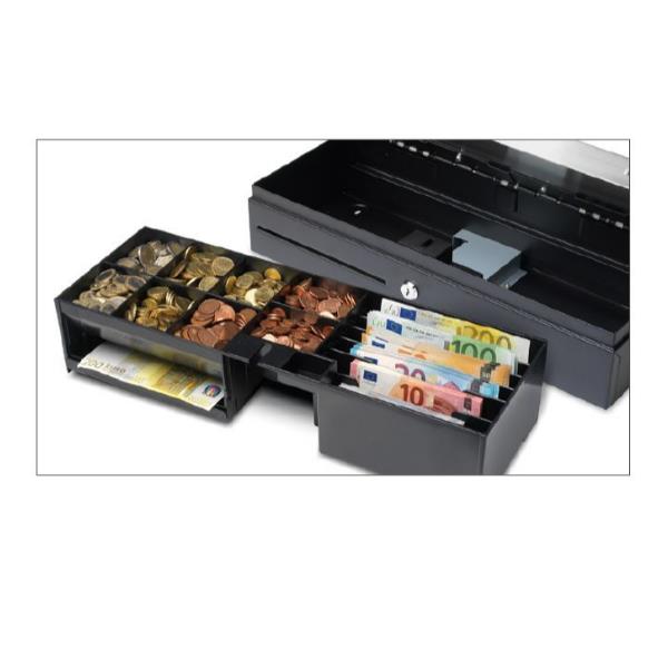 Safescan SD-4617S - Cash Drawer - nero, argento