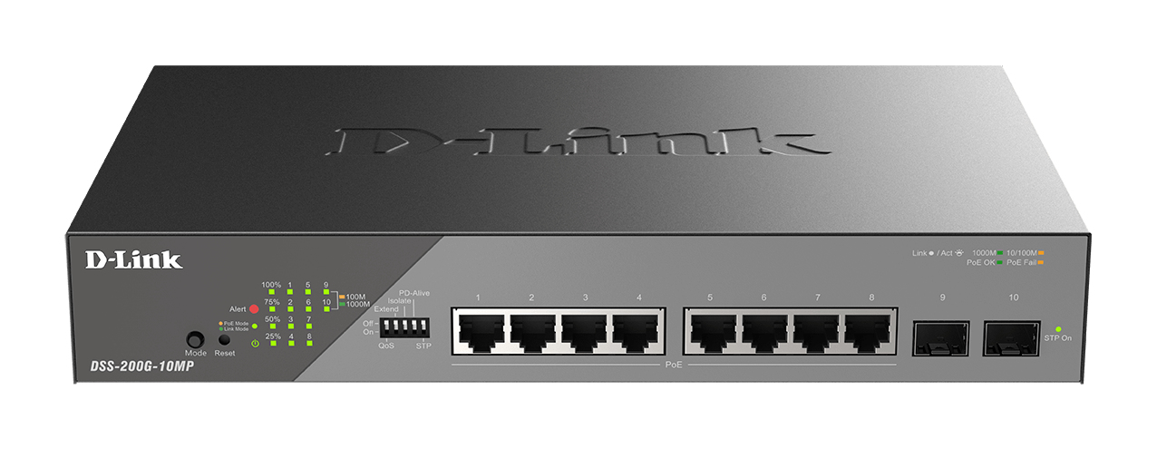 D-Link DSS 200G-10MP - Switch - gestito - …