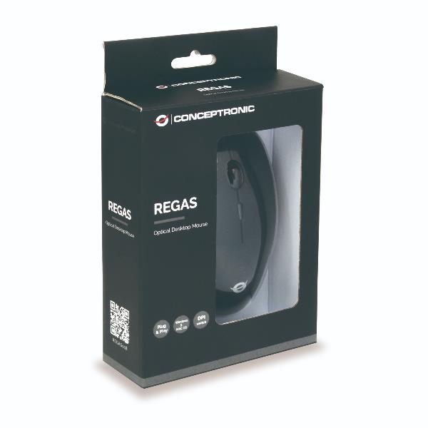 Conceptronic REGAS E4 - Mouse - per destrorsi …
