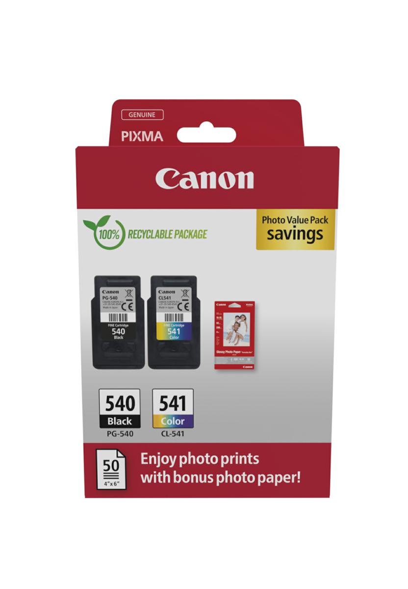 Canon PG-540/CL-541 Photo Paper Value Pack - Confezione …