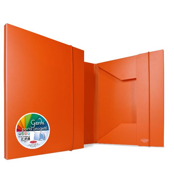 cartella 3 lembi in ppl opaco arancio - …