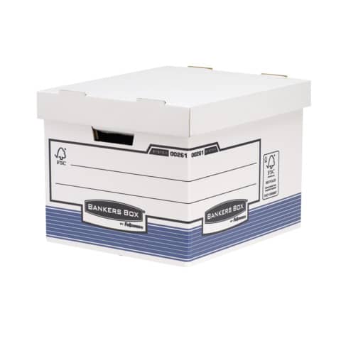 Scatola archivio Bankers Box System - con coperchio …