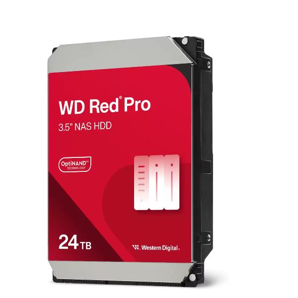 WD Red Pro WD240KFGX - HDD - 24 TB - interno - 3.5" - SATA 6Gb/s - 7200 rpm - buffer: 512 MB