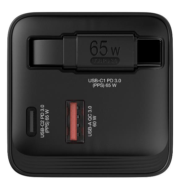 Verbatim Caricatore GAN 65W 2 porte con cavo …
