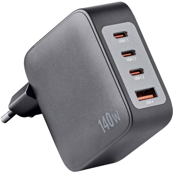 Intenso Caricabatterie 140W,A3C GaN + cavo USB-C