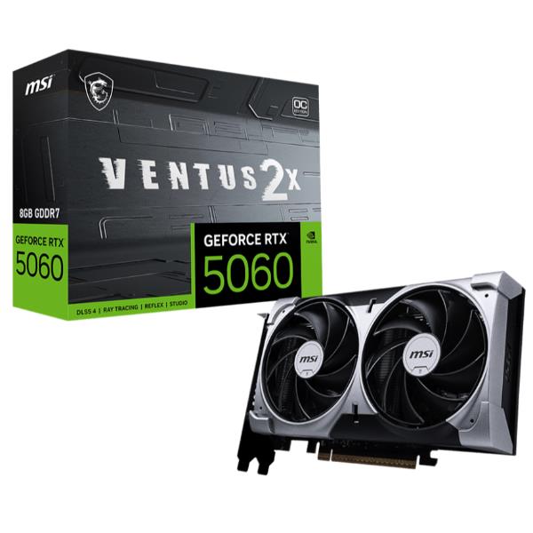 MSI GEFORCE RTX 5060 8G VENTUS 2X OC …