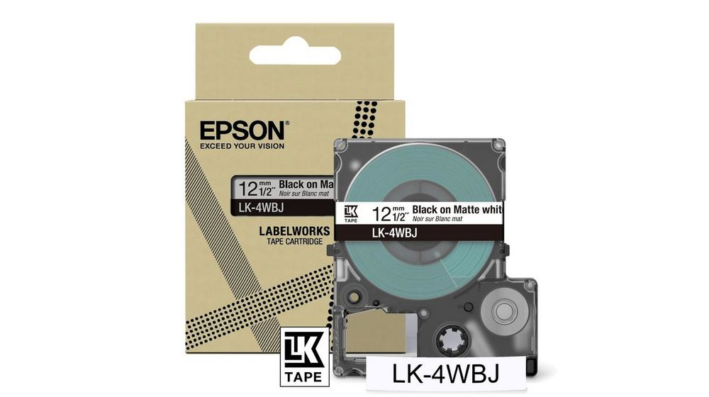 Epson LabelWorks LK-4WBJ - Nero su bianco opaco …