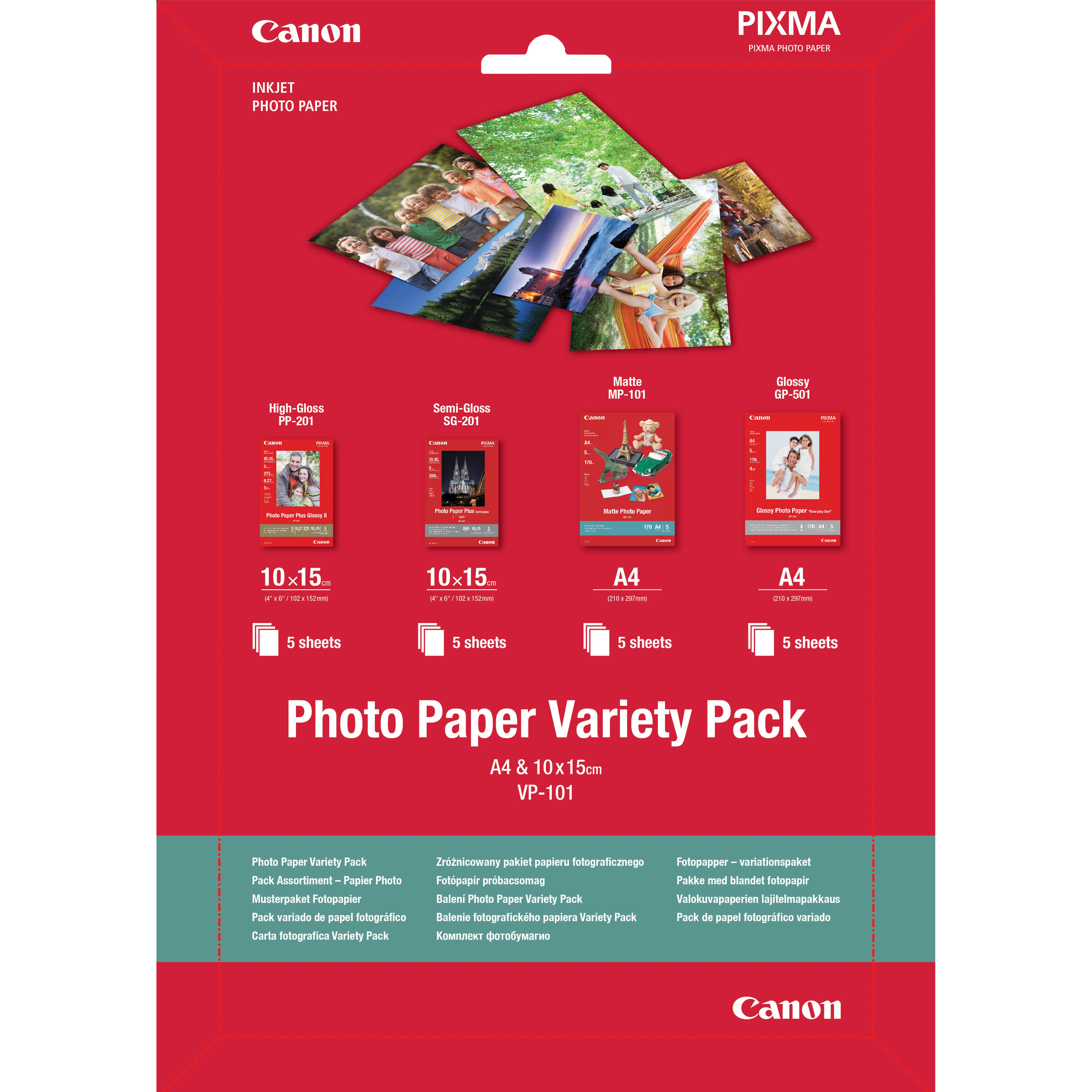 Canon Variety Pack VP-101 - 20 fogli kit …