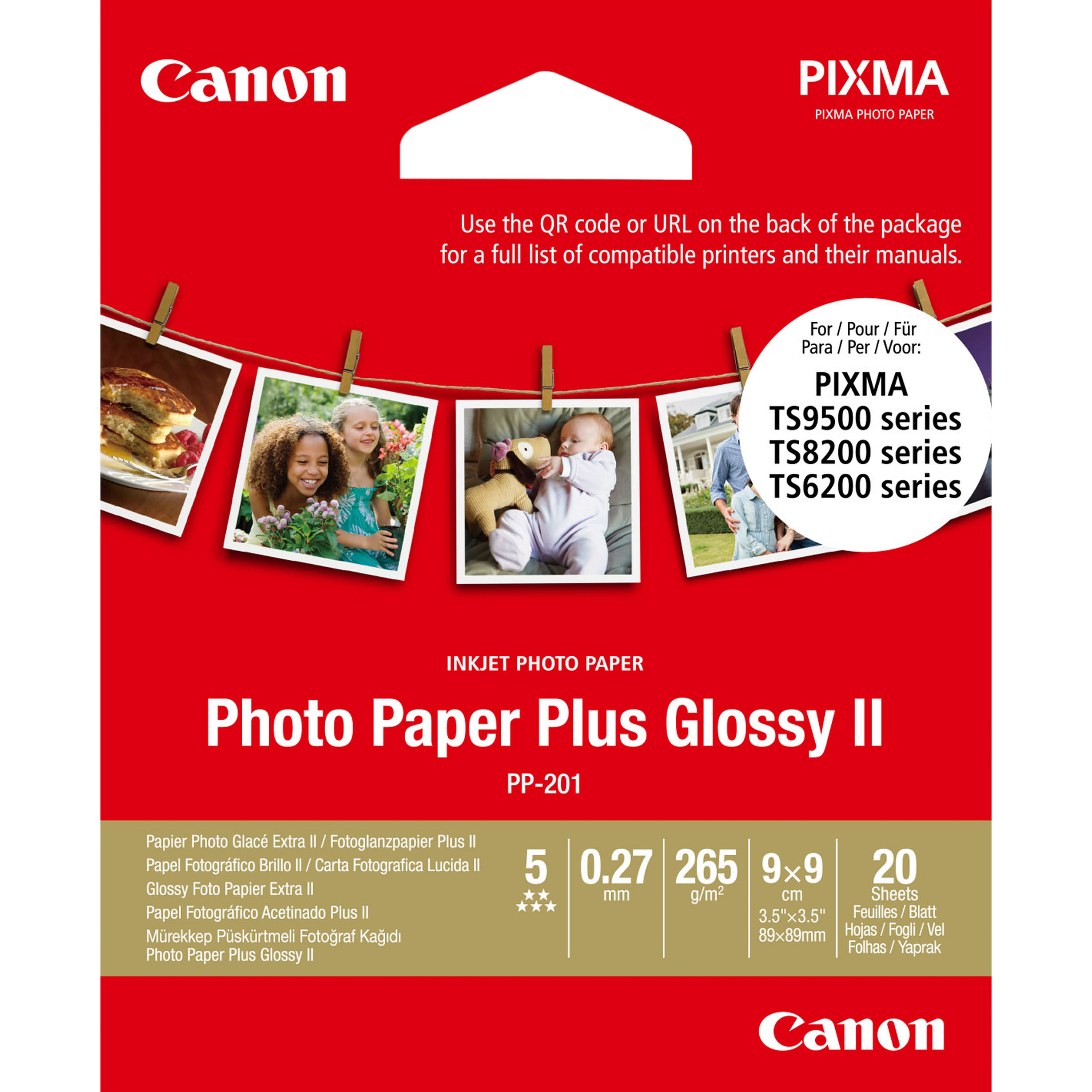 Canon Photo Paper Plus Glossy II PP-201 - …