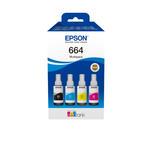 Epson EcoTank 664 - Confezione da 4 - …