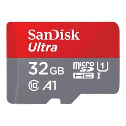 SanDisk Ultra - Scheda di memoria flash (adattatore microSDHC per SD in dotazione) - 32 GB - A1 / UHS-I U1 / Class10 - UHS-I microSDHC