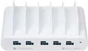 Compulocks 5 Port USB-C and USB-A Charging Dock with EU - Stazione di ricarica - 150 Watt - 10 connettori di uscita (5 x USB Tipo A a 4 pin, 5 x USB-C) - Unione Europea