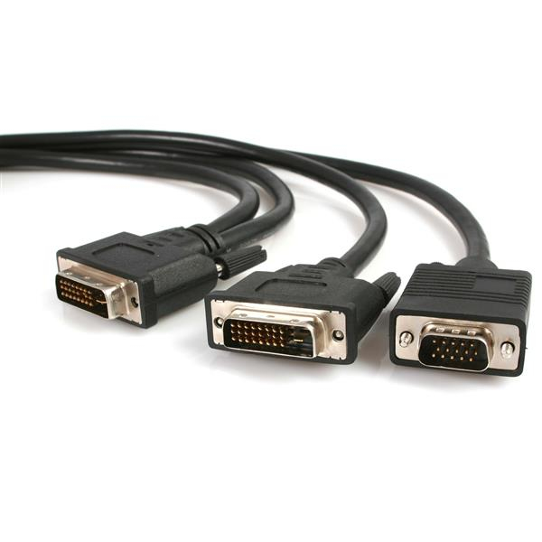 StarTech.com Cavo splitter video DVI-I maschio a DVI-D …