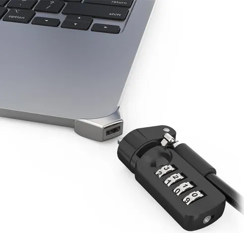 Compulocks Ledge Lock Adapter for MacBook Air 15" M2 with Combination Cable Lock - Kit sicurezza sistema - combination lock