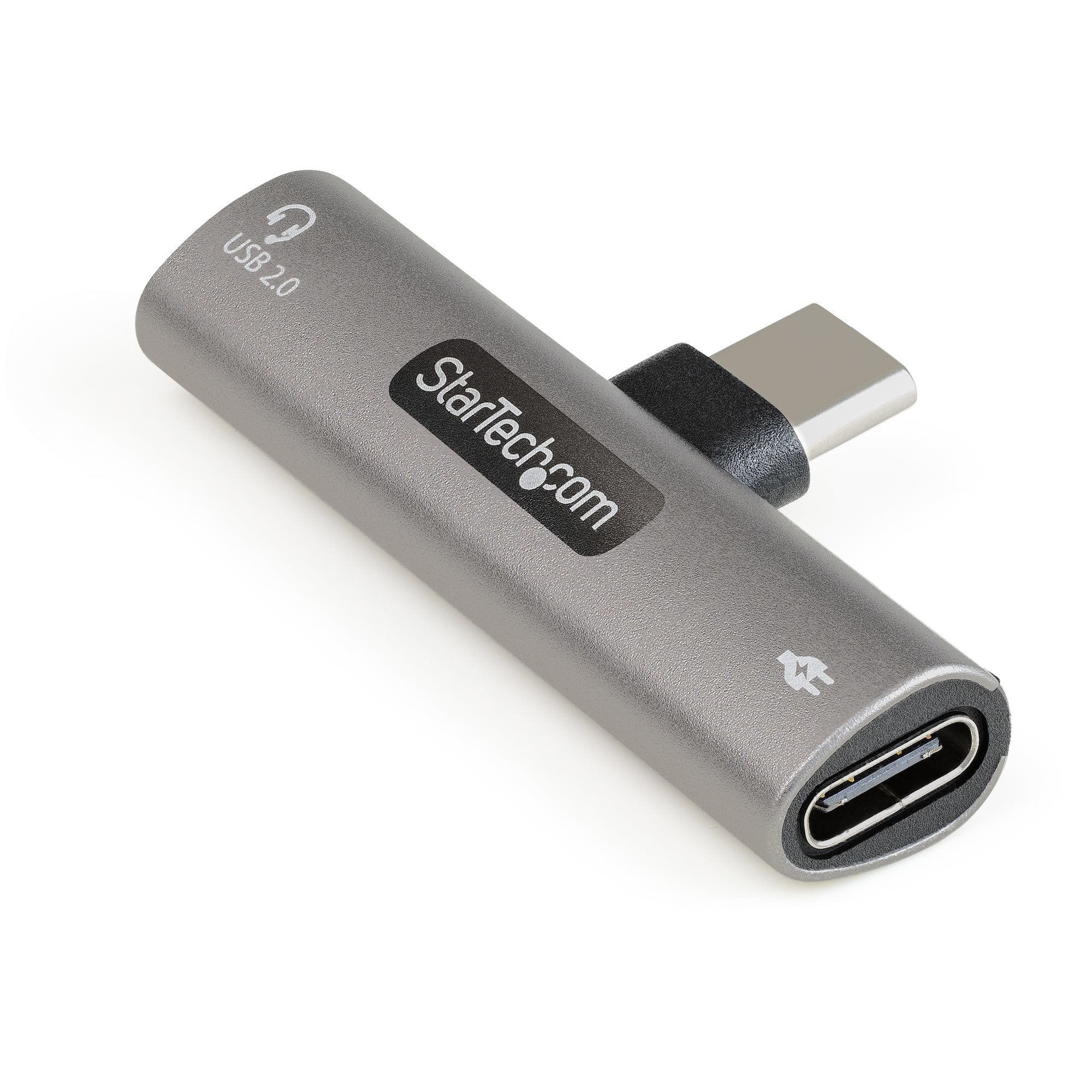 StarTech.com USB C Audio & Charge Adapter, USB-C …