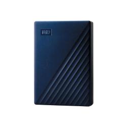 WD My Passport for Mac WDBA2F0040BBL - HDD - crittografato - 4 TB - esterno (portatile) - USB 3.2 Gen 1 - 256 bit AES - blu mezzanotte
