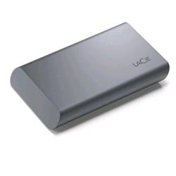 LaCie Mobile Secure STKH1000800 - SSD - High Performance - crittografato - 1 TB - esterno (portatile) - USB 3.2 Gen 2 (USB-C connettore) - 256 bit AES - grigio spazio - con 3 anni Seagate Recupero dei dati di salvataggio