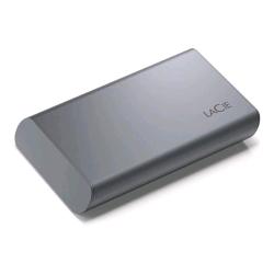LaCie Mobile Secure STKH2000800 - SSD - High Performance - crittografato - 2 TB - esterno (portatile) - USB 3.2 Gen 2 (USB-C connettore) - 256 bit AES - grigio spazio - con 3 anni Seagate Recupero dei dati di salvataggio