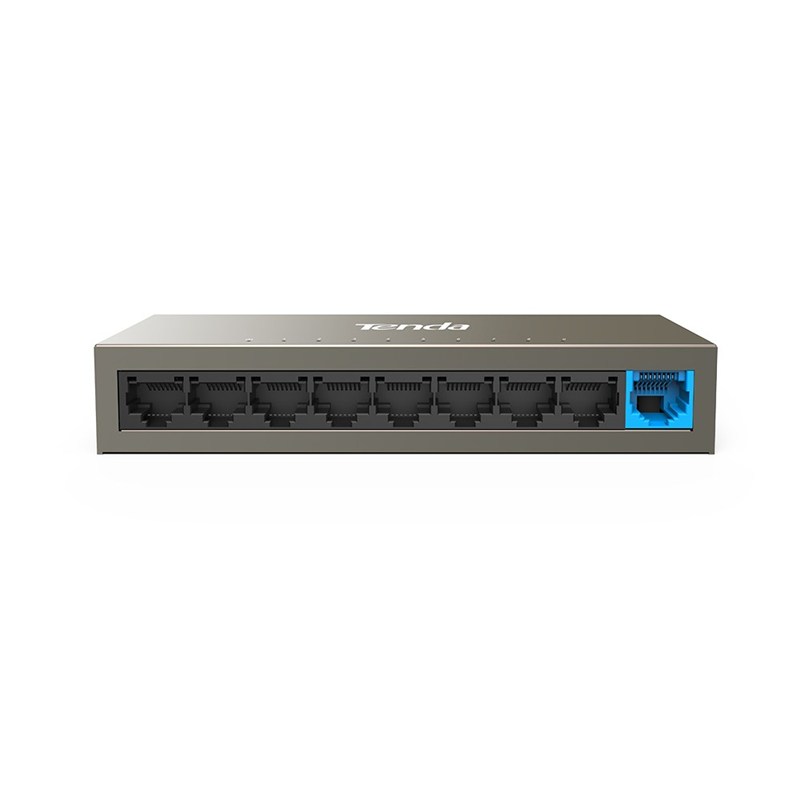Tenda TEF1109D - Switch - unmanaged - 8 x 10/100 + 1 x (uplink) 10/100 - desktop