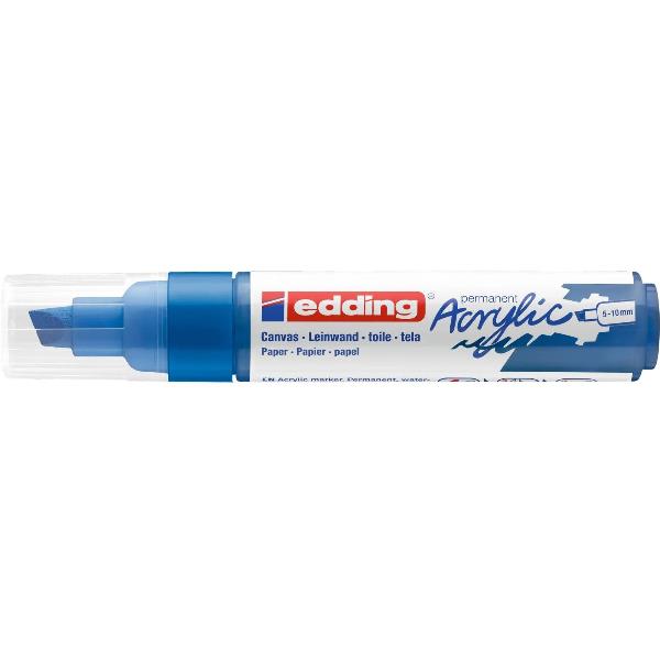 Edding E-5000903, Blu, Punta smussata, Blu, 5 mm, …