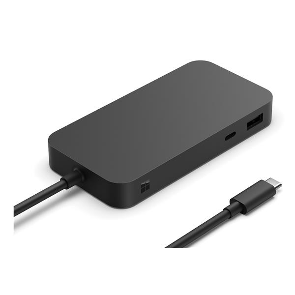 Microsoft Surface USB4 Dock, Cablato, USB4, 1000 Mbit/s, Nero, 60 Hz, Kensington