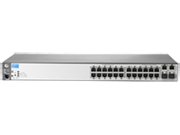 HPE Aruba 2620-24 - Switch - L4 - gestito - 24 x 10/100 + 2 x 10/100/1000 + 2 x SFP - desktop, montabile su rack