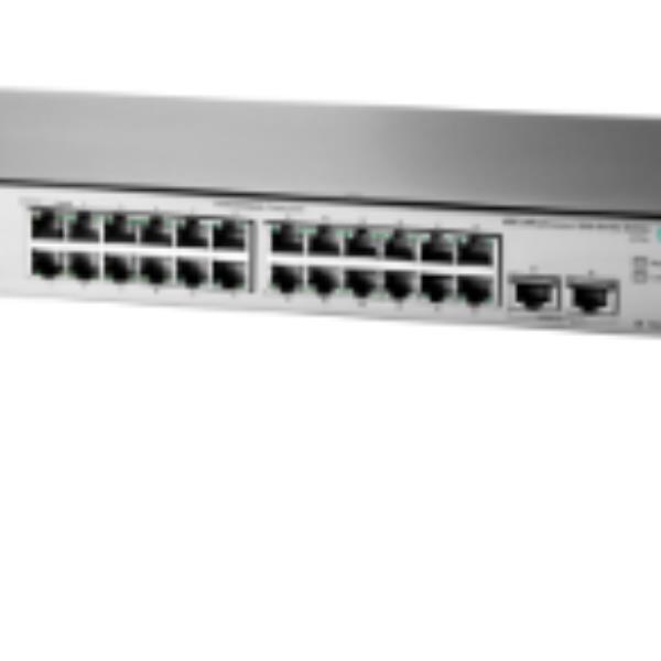 HPE OfficeConnect 1850 24G 2XGT - Switch - gestito - 24 x 10/100/1000 + 2 x 10Base-T - desktop, montabile su rack, montaggio a parete