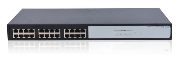 HPE OfficeConnect 1420 24G - Switch - unmanaged - 24 x 10/100/1000 - desktop, montabile su rack