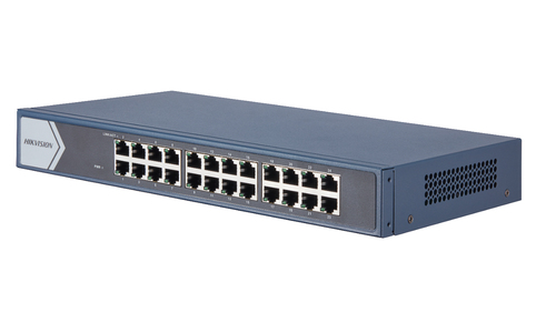 Hikvision DS-3E0524-E - Switch - unmanaged - 24 x 10/100/1000 - desktop