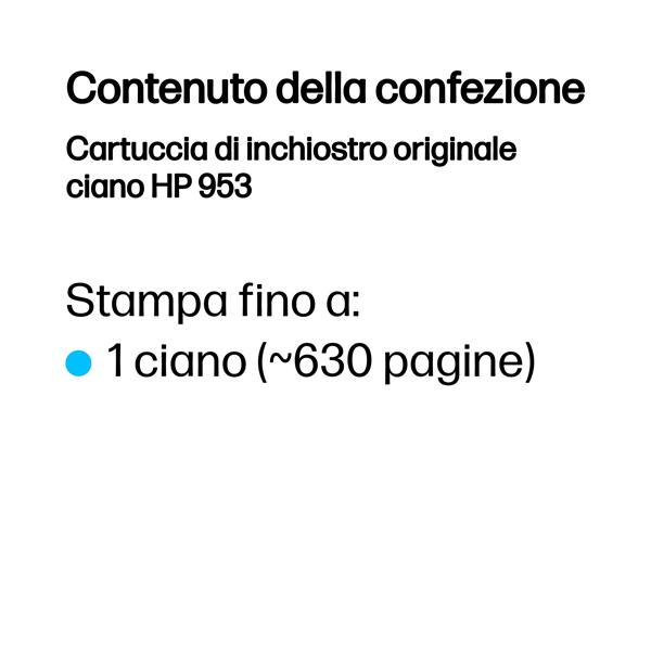 HP 953 - 9 ml - ciano - …