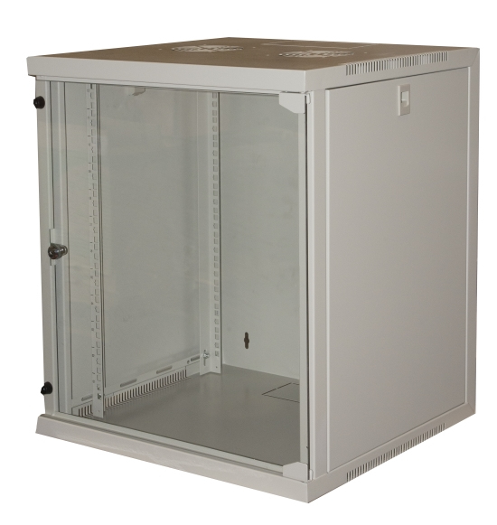 LINK - Armadio - montaggio a parete - grigio - 12U - 19"