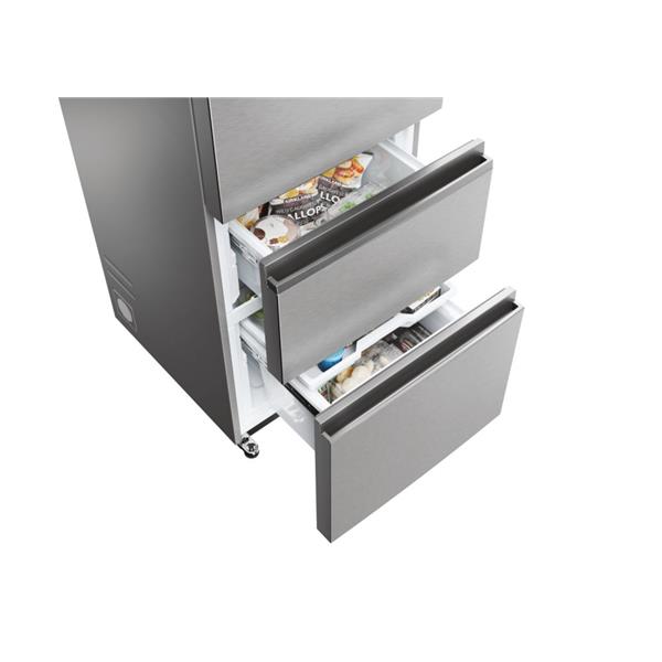 Haier frigorifero a libera installazione, classe D, argento