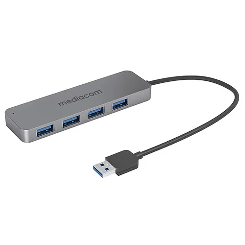 MD HUB USB 3.0 4 PORTE ALIMENTATO