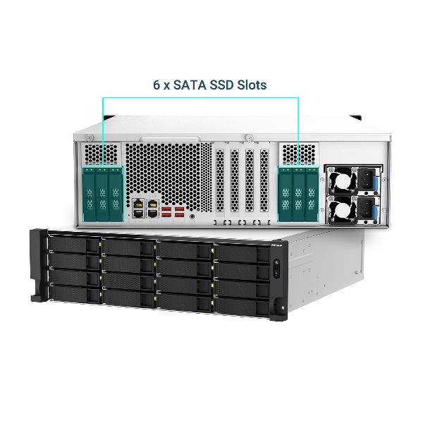 22-BAY 3U RACKMOUNT NAS GEN3X4 64G