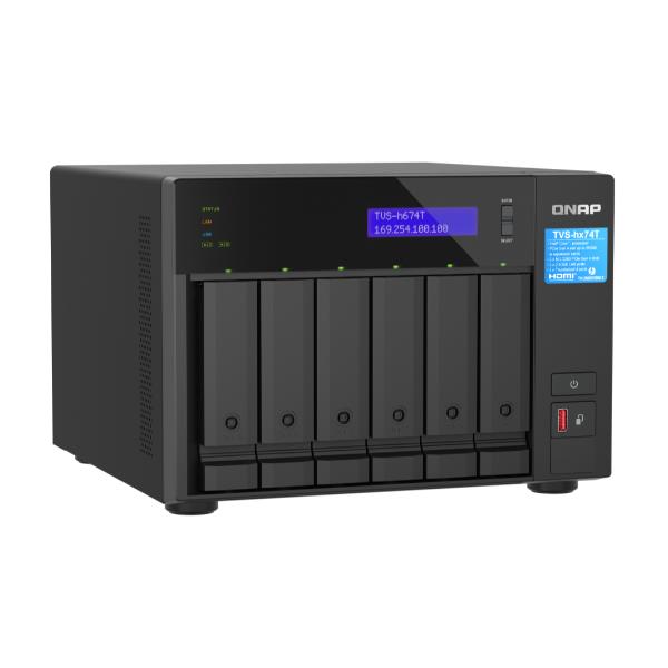 6-BAY QUTS HERO INTEL NAS/32GB/2LAN