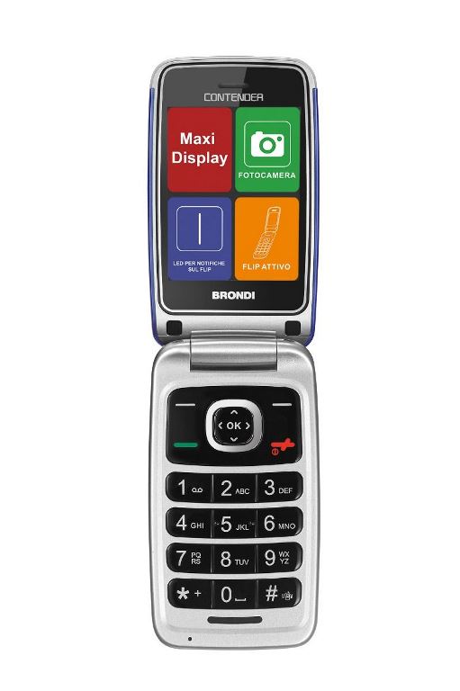 Brondi Contender Bianco DS ITA - <p>Cellulare CONTENDER …